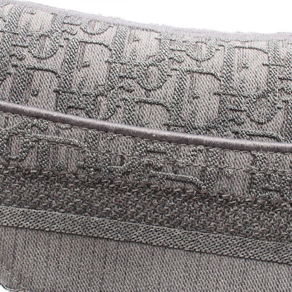 Dior Handbag Saddle Bag Oblique Gray Dark Canvas — view 7