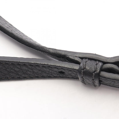 Prada Shoulder Bag Tri Black Leather Triangle Logo — view 7