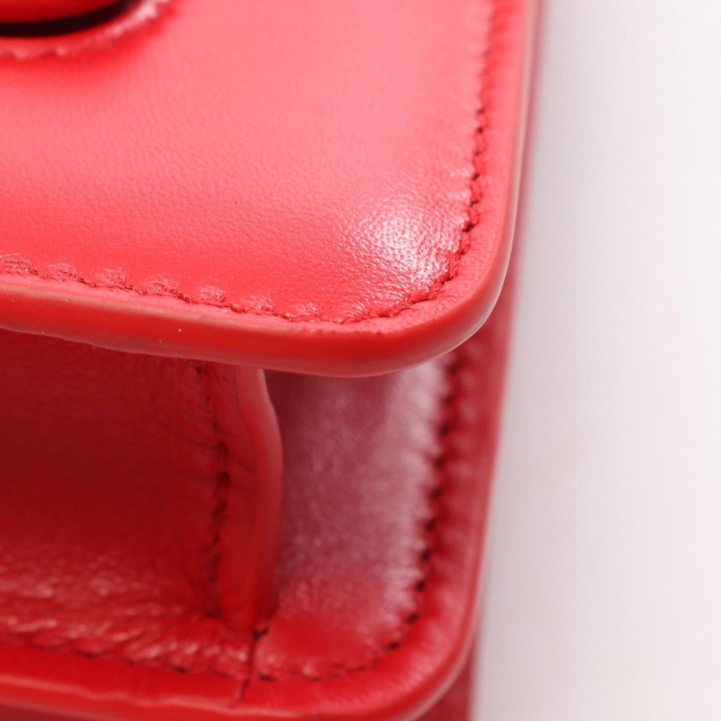 Bvlgari Serpenti Forever 2-Way Red Leather Shoulder Bag — view 5