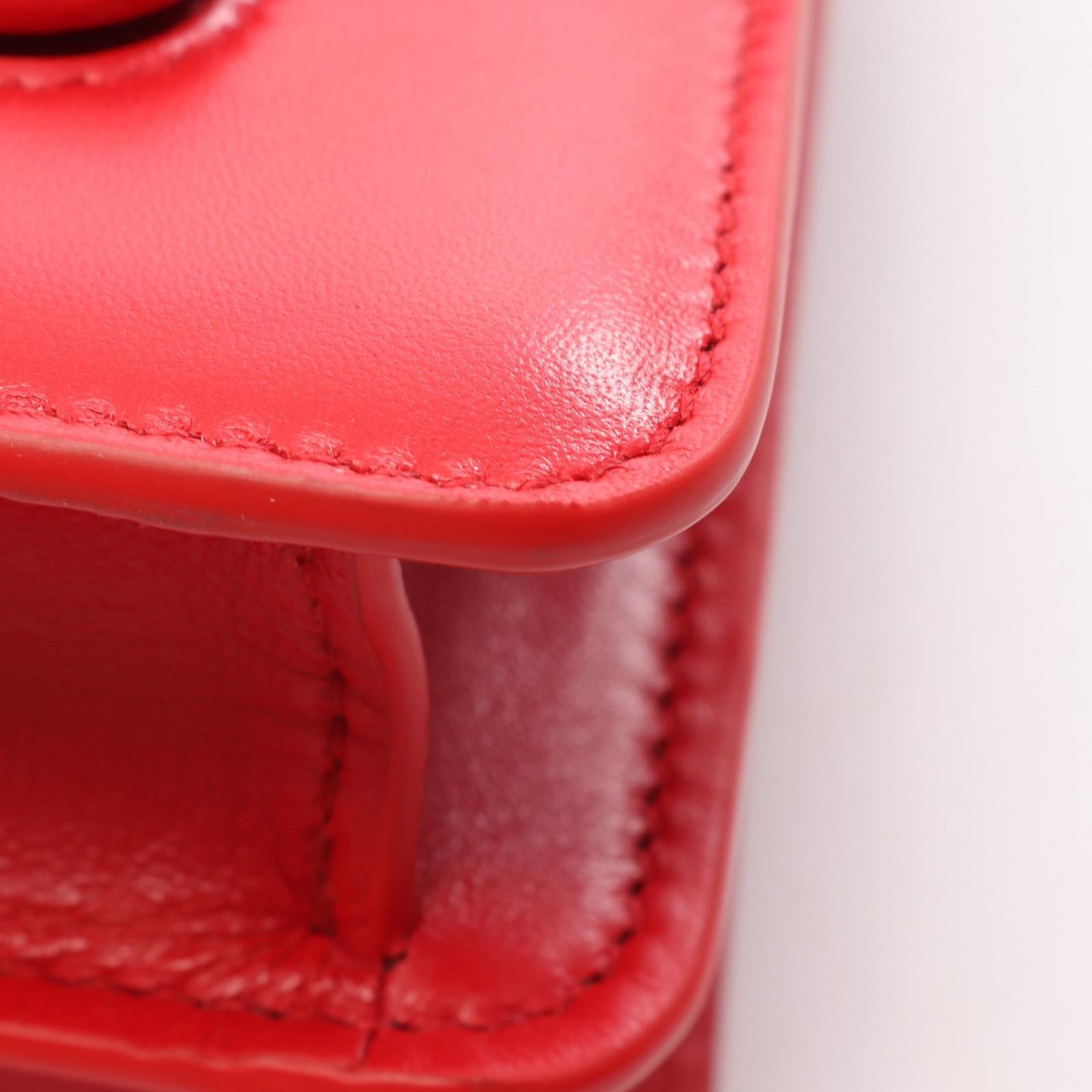 Bvlgari Serpenti Forever 2-Way Red Leather Shoulder Bag — view 5
