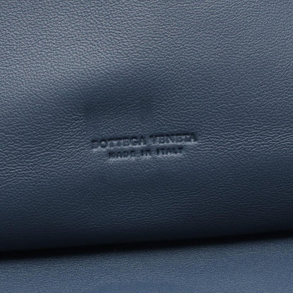 Bottega Veneta Clutch Micro Macro Blue Black Lambskin — view 5