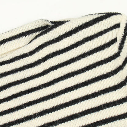 Saint Laurent Paris Knit Border Wool Sweater — view 6