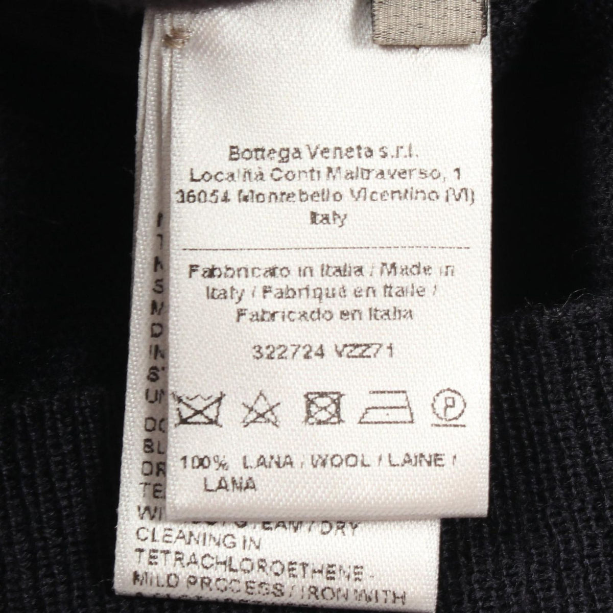 Bottega Veneta Cardigan Black Wool — view 4