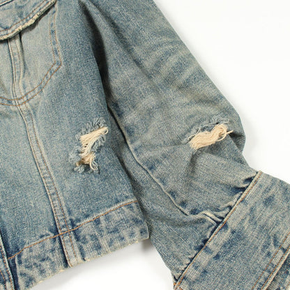 Dolce & Gabbana Denim Jacket Distressed Cotton — view 5