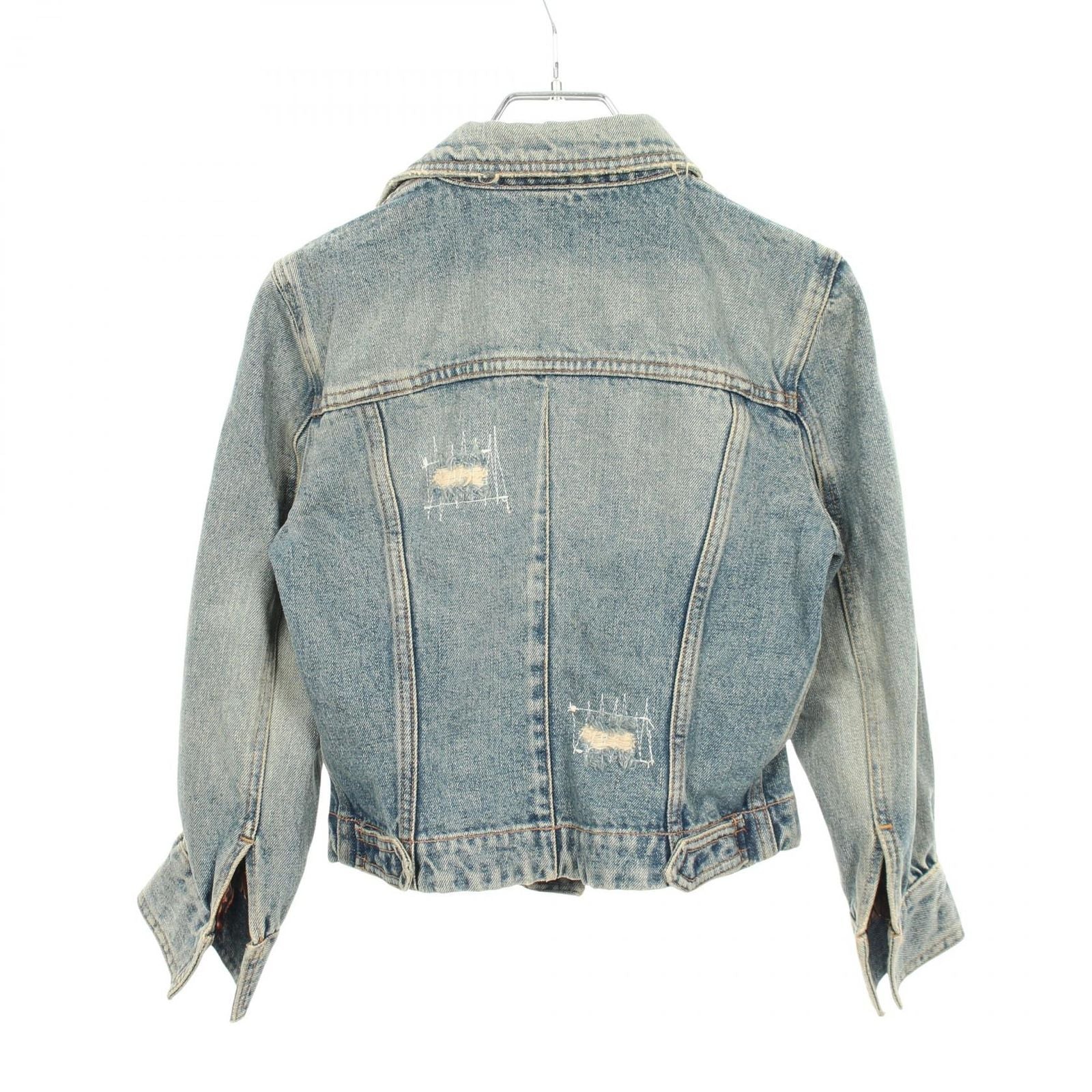 Dolce & Gabbana Denim Jacket Distressed Cotton — view 2