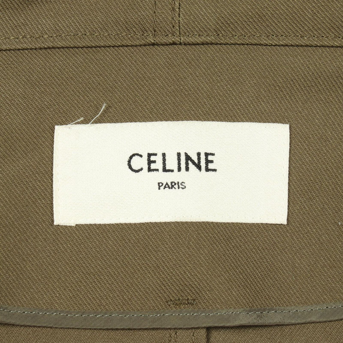 Celine Mod Coat Christian Marclay Military with Hood Cotton — view 3