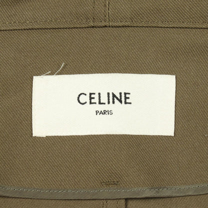 Celine Mod Coat Christian Marclay Military with Hood Cotton — view 3