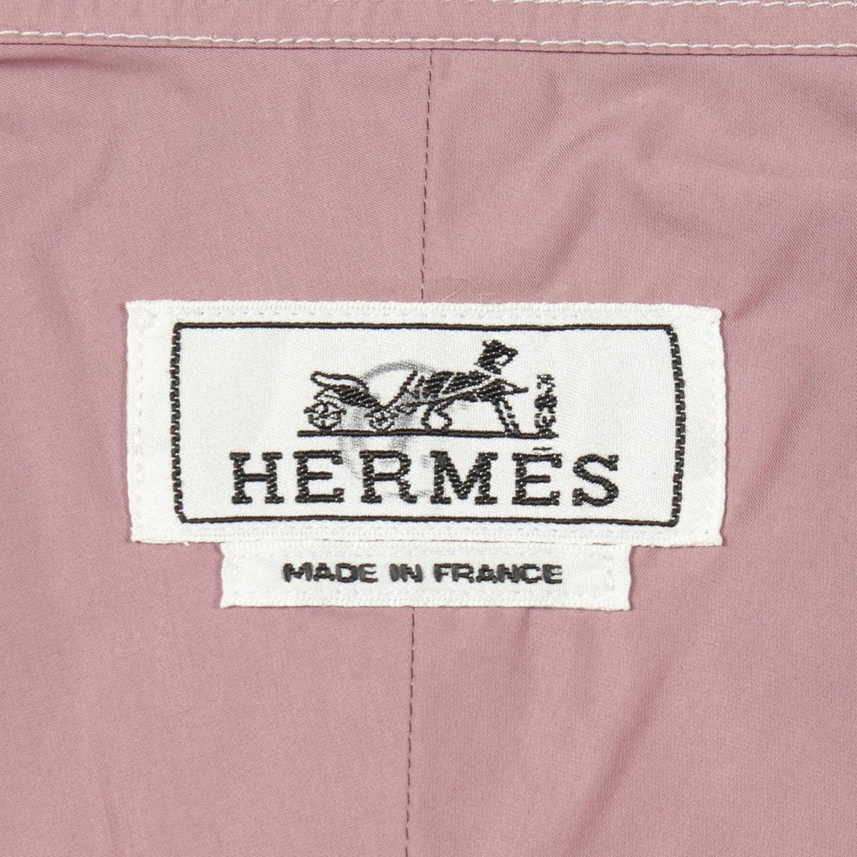 Hermes Sellier Button Long Sleeve Cotton Shirt — view 3