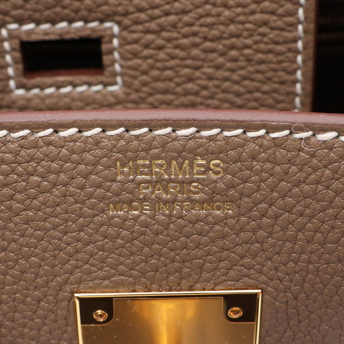 Hermes Birkin 30 Etoupe Handbag — view 4