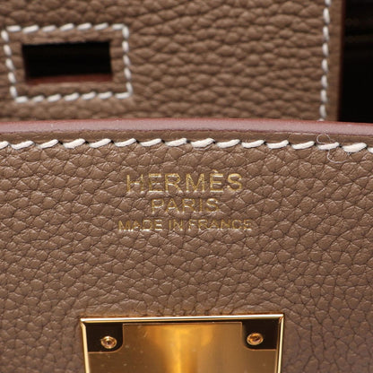 Hermes Birkin 30 Etoupe Handbag — view 4