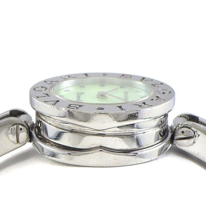 Bvlgari B.zero1 Watch Bangle Green Mother of Pearl Dial SS Quartz Analog — view 2