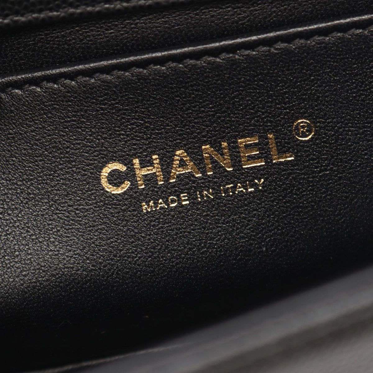 Chanel Shoulder Bag Boy Small Black Caviar Leather Chain — view 4