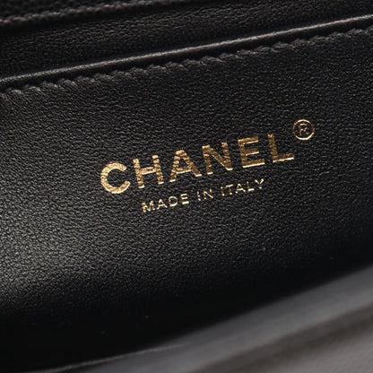 Chanel Shoulder Bag Boy Small Black Caviar Leather Chain — view 4