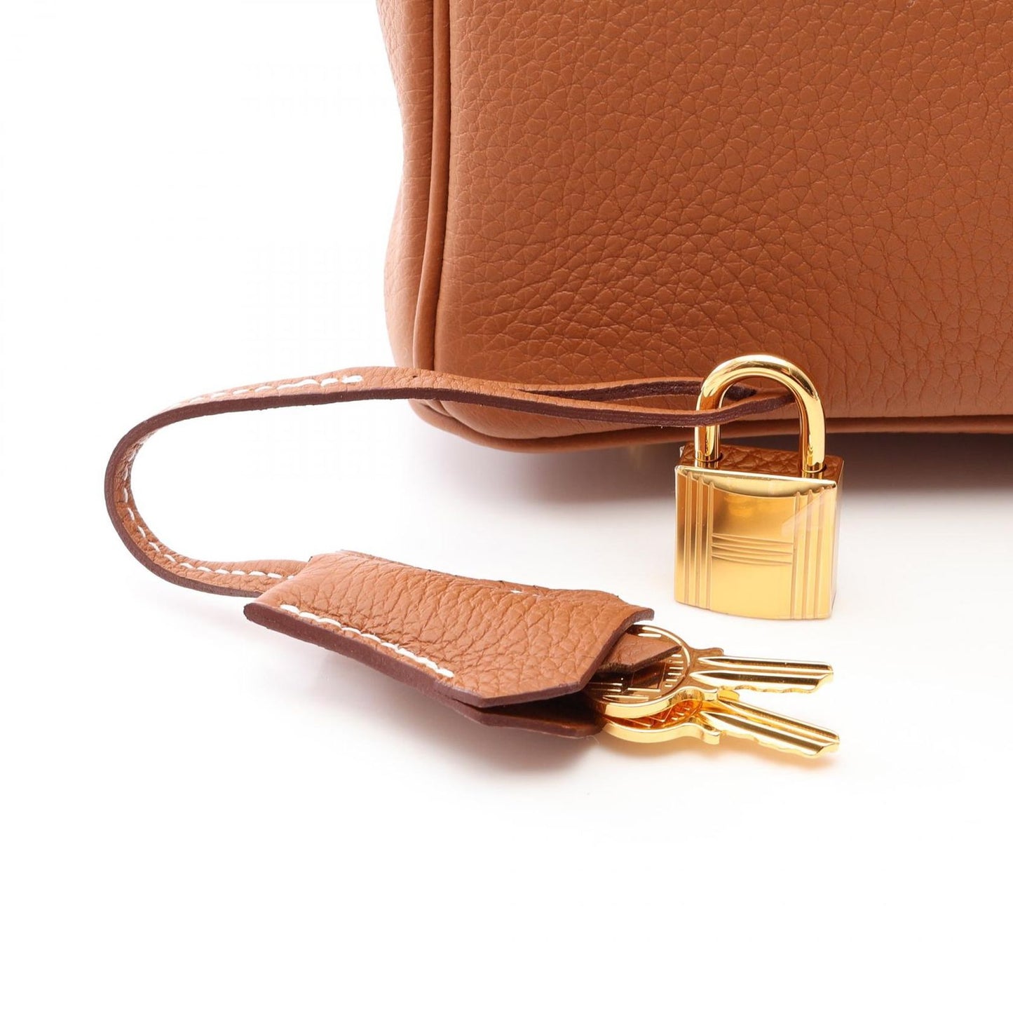 Hermes Birkin 25 Gold Handbag — view 6