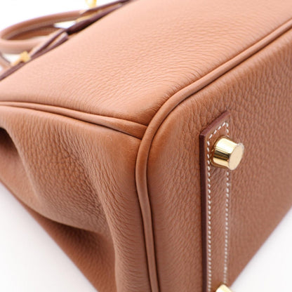 Hermes Birkin 25 Gold Handbag — view 7