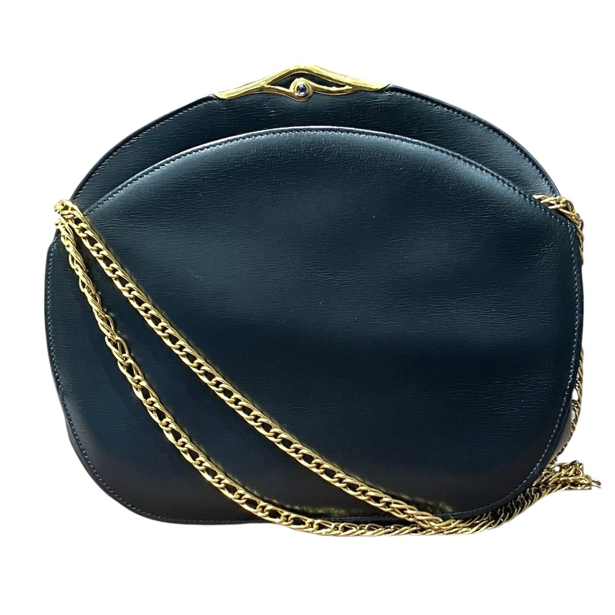 Cartier Saffiano Line Shoulder Bag Leather