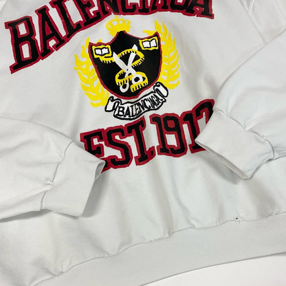 Balenciaga Demna Era Distressed Cotton Hood Hoodie — view 6