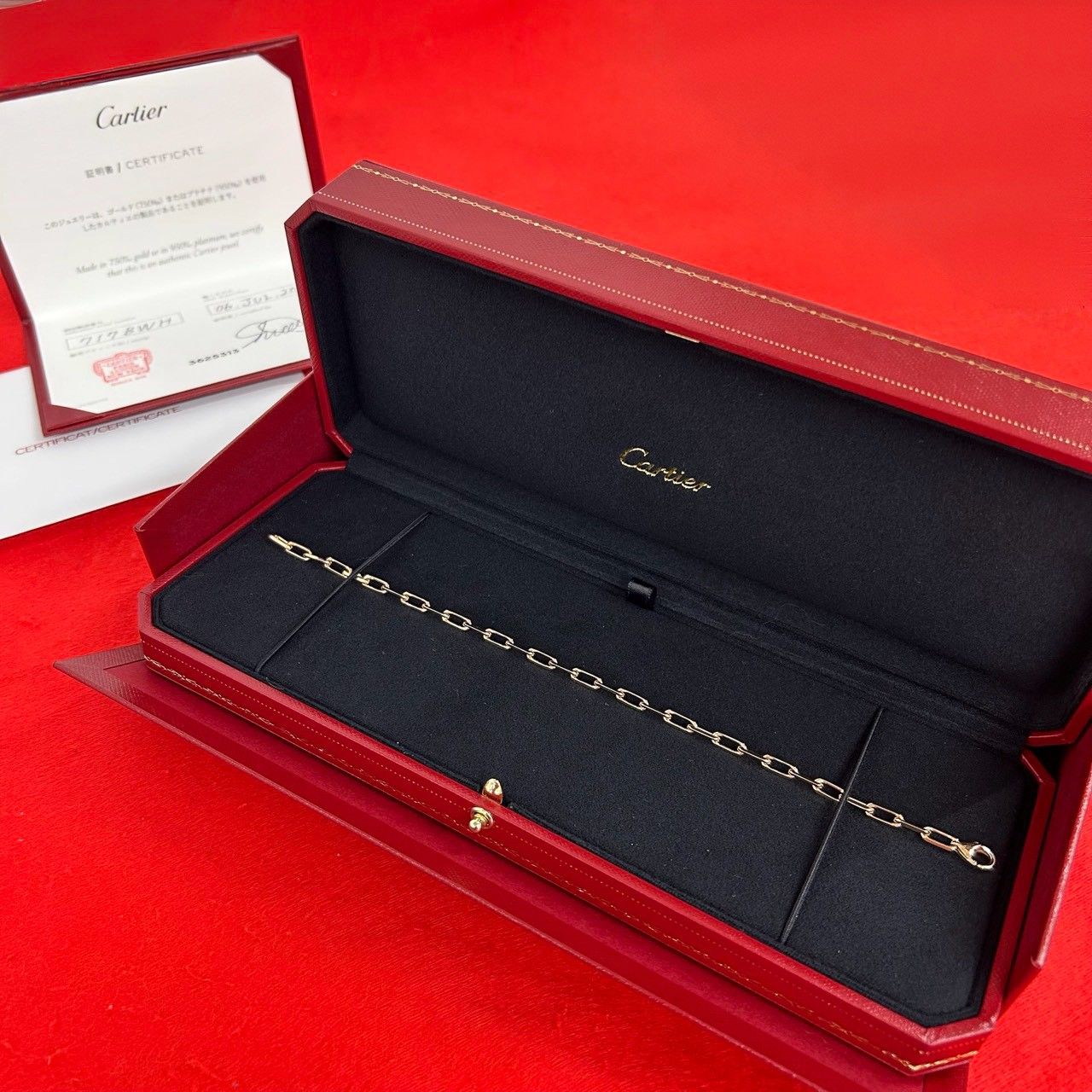 Cartier Santos de Cartier Bure Gold Accessory Pink Bracelet