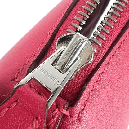 Hermes 2-Way Bolide 27 Handbag Shoulder Bag Crossbody Swift Pink Silver — view 8