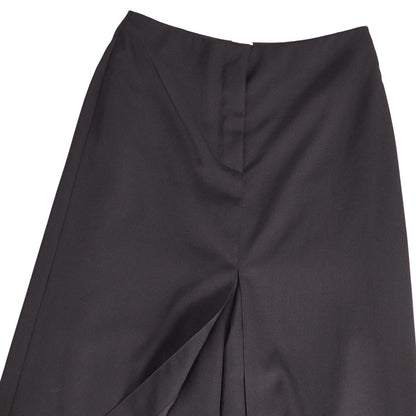 Hermes Pants Wide Cropped Wool Bottom — view 2