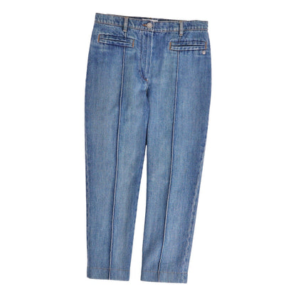 Chanel Pants Denim Cotton Bottom — view 2
