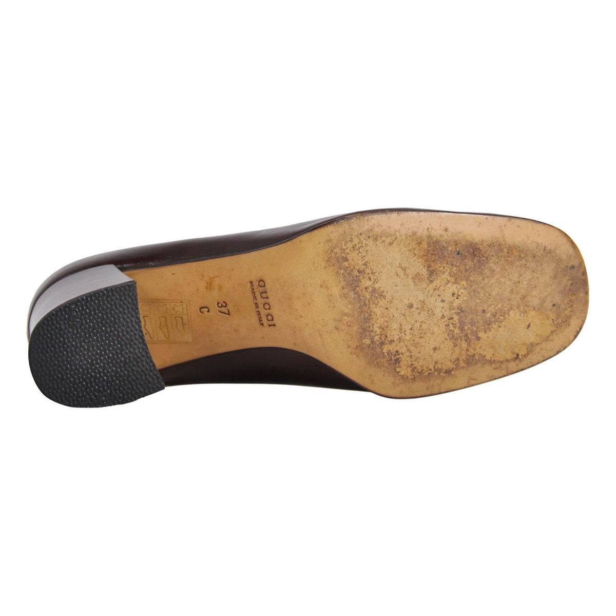 Gucci Vintage Pumps Horsebit Leather Heels — view 8