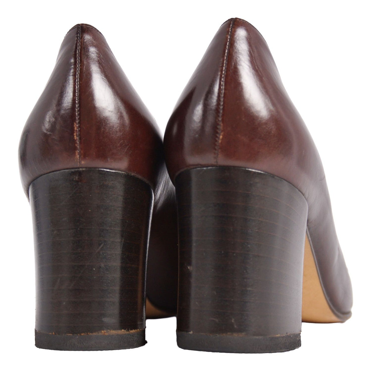 Gucci Vintage Pumps Horsebit Leather Heels — view 5