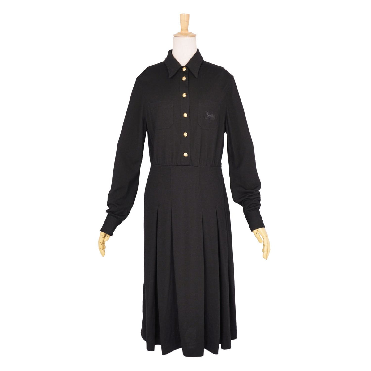 Celine Dress Knit Long Sleeve Carriage Sashimi — view 3