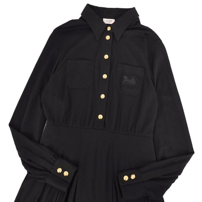 Celine Dress Knit Long Sleeve Carriage Sashimi — view 2