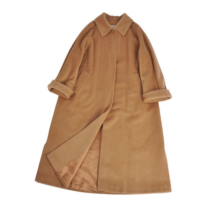 Max Mara White Tag Long Coat Soutien Collar Ba