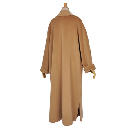 Max Mara White Tag Long Coat Soutien Collar Ba — view 6