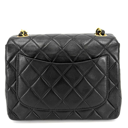 Chanel Shoulder Bag Mini Quilted Chain Turnlock Crossbody Mini Vintage CC Logo — view 2