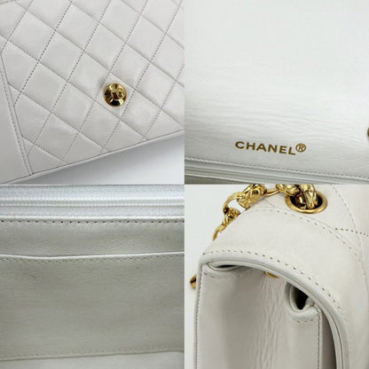 Chanel Shoulder Bag Quilted Diana Chain CC Logo Crossbody Turnlock Lambskin — view 7