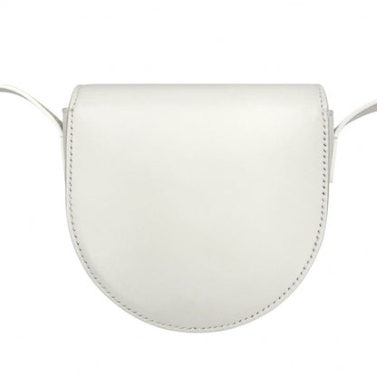 Celine Shoulder Bag Cuir Triomphe Mini Besace Pochette Leather White — view 2
