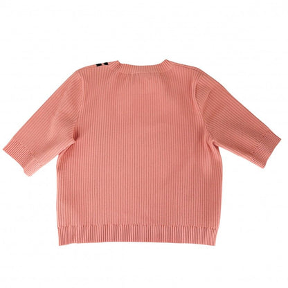 Gucci Set Adidas Collaboration Short Sleeve Knit Long Skirt M Pink — view 3