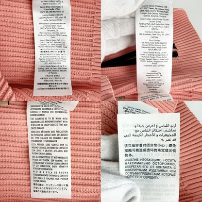 Gucci Set Adidas Collaboration Short Sleeve Knit Long Skirt M Pink — view 6