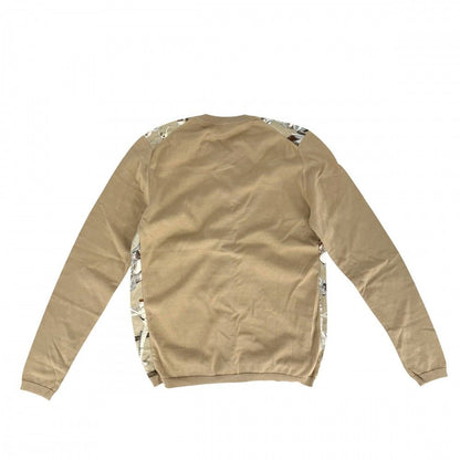 Hermes Cardigan Silk Paneled Animal XS Beige Multicolor — view 2