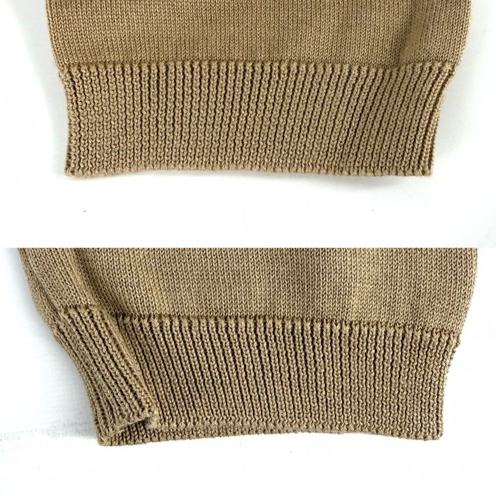 Hermes Cardigan Silk Paneled Animal XS Beige Multicolor — view 3