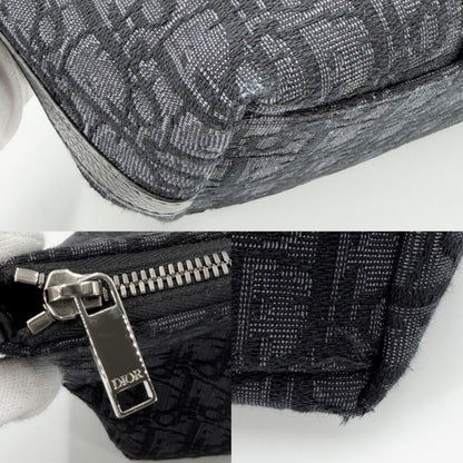 Dior 2-Way Oblique Weekender 25 Handbag Shoulder Bag Crossbody Canvas — view 6
