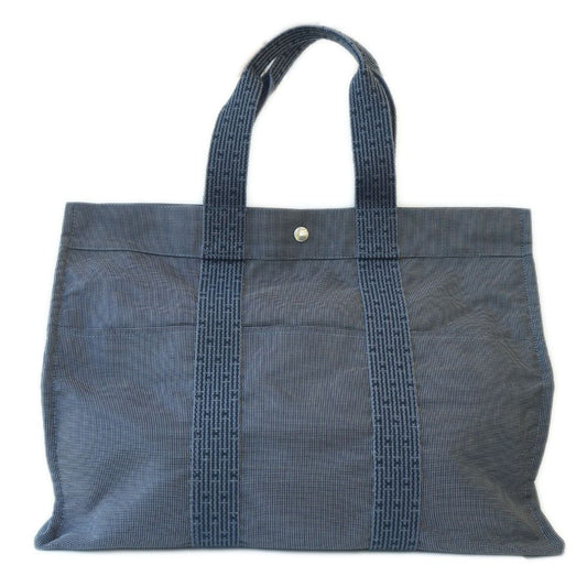 Hermes Herline Tote Bag GM Gray Silver