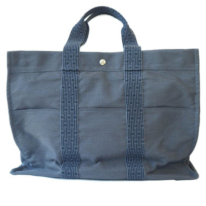 Hermes Herline Tote Bag GM Gray Silver — view 2