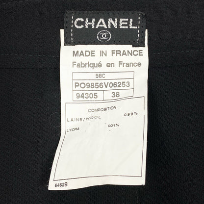 Chanel Style Up Jacket Pants Set 36 Black — view 6