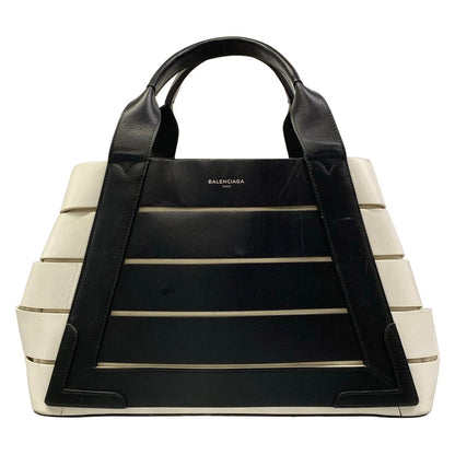Balenciaga Tote Bag Marine Black Leather