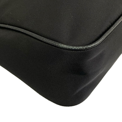 Prada Shoulder Bag Re Edition Re-Nylon Black Detachable Strap Leather — view 6