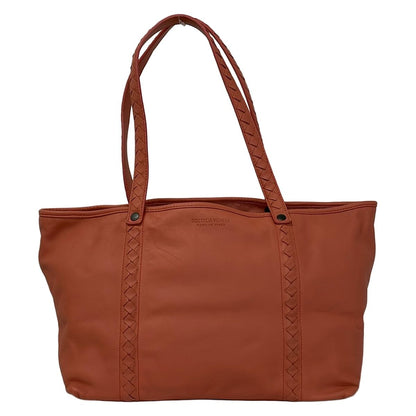 Bottega Veneta Tote Bag Orange Leather