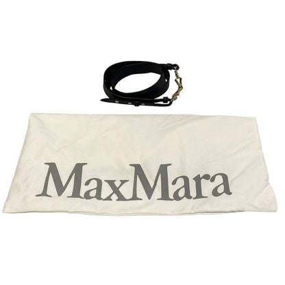 Max Mara Tote Bag Extra Small Leather Marine Dark Gray — view 8