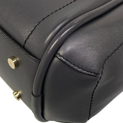 Max Mara Tote Bag Extra Small Leather Marine Dark Gray — view 6
