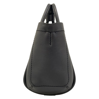 Max Mara Tote Bag Extra Small Leather Marine Dark Gray — view 2