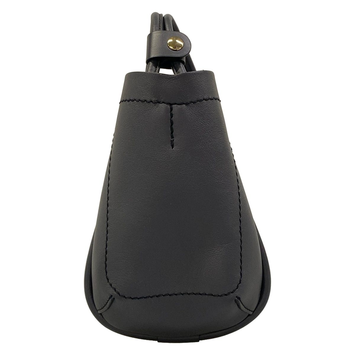 Max Mara Tote Bag Extra Small Leather Marine Dark Gray — view 4