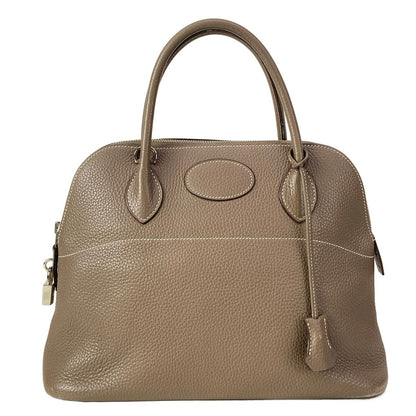 Hermes Handbag Bolide 31 Etoupe Silver